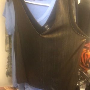 Copper/brown shimmer tank